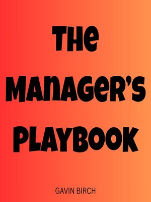 cover image of The Manager's Playbook